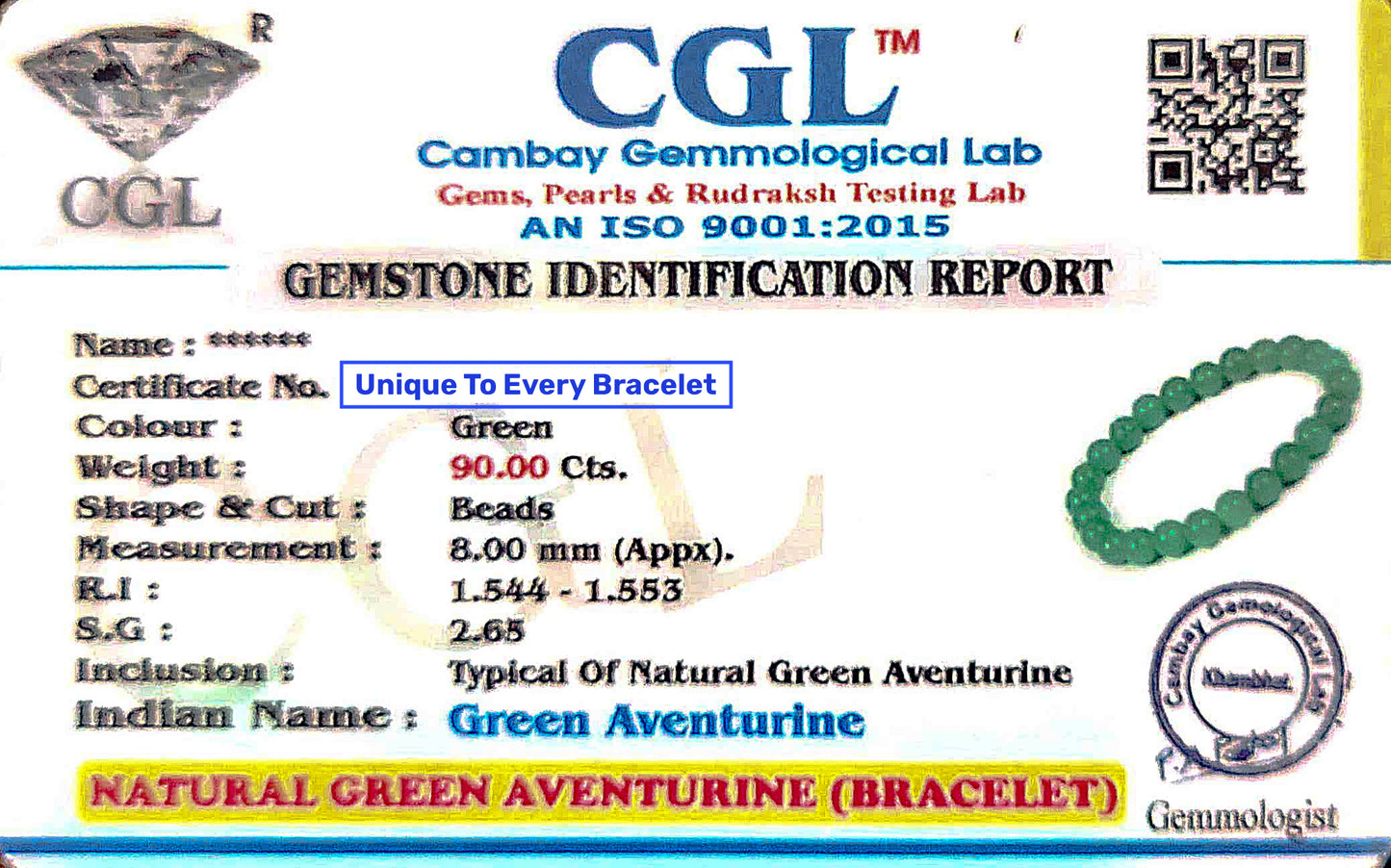 Energized Green Aventurine Bracelet