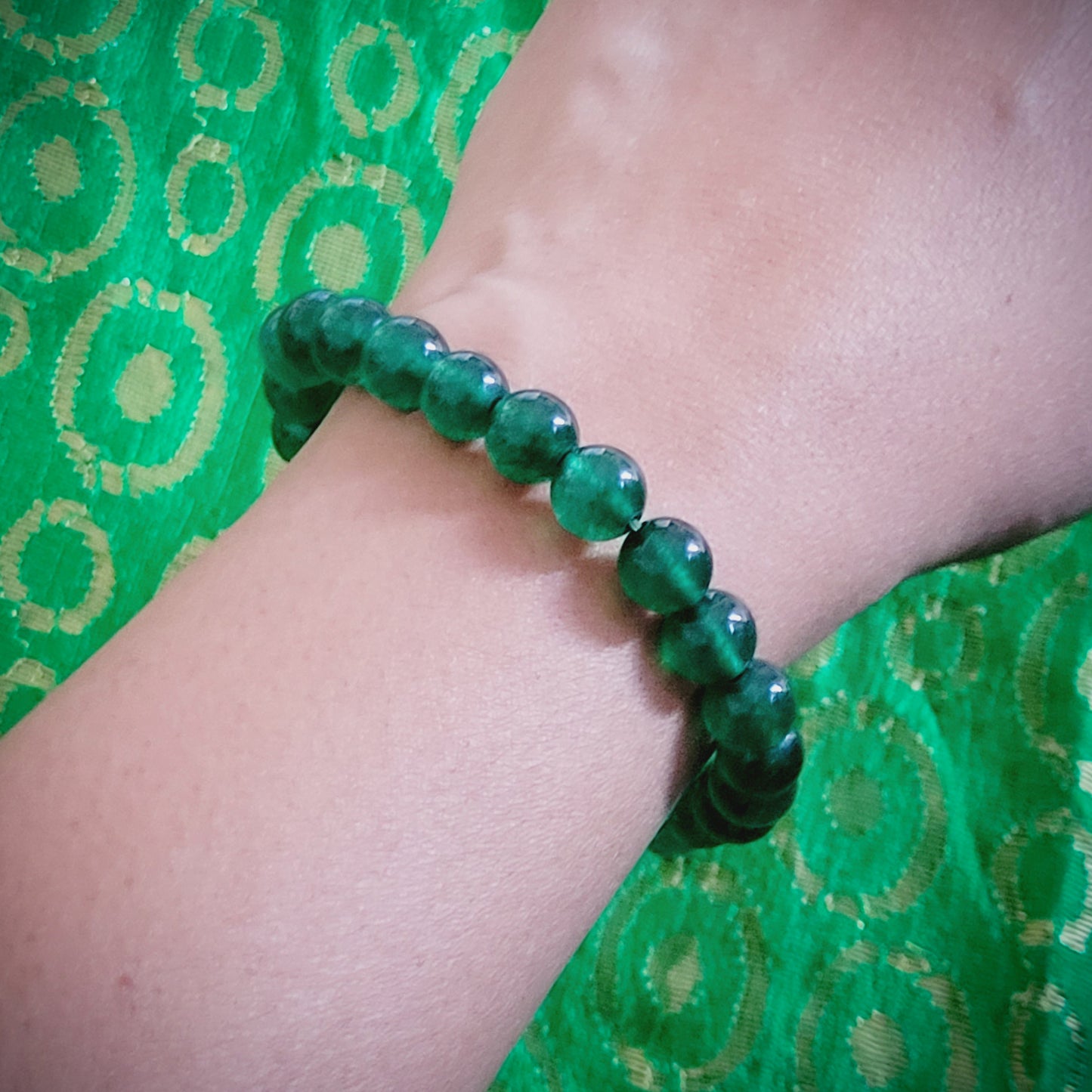 Energized Green Jade Bracelet