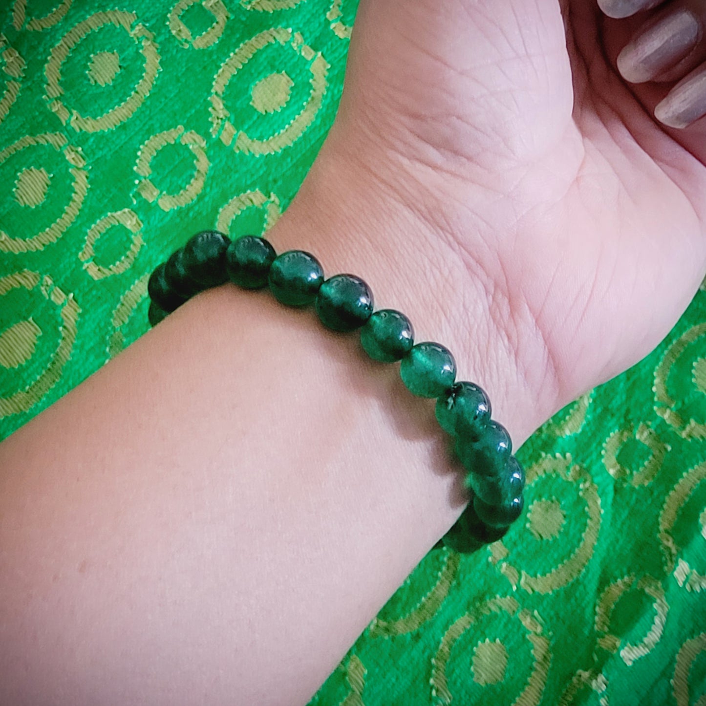 Energized Green Jade Bracelet