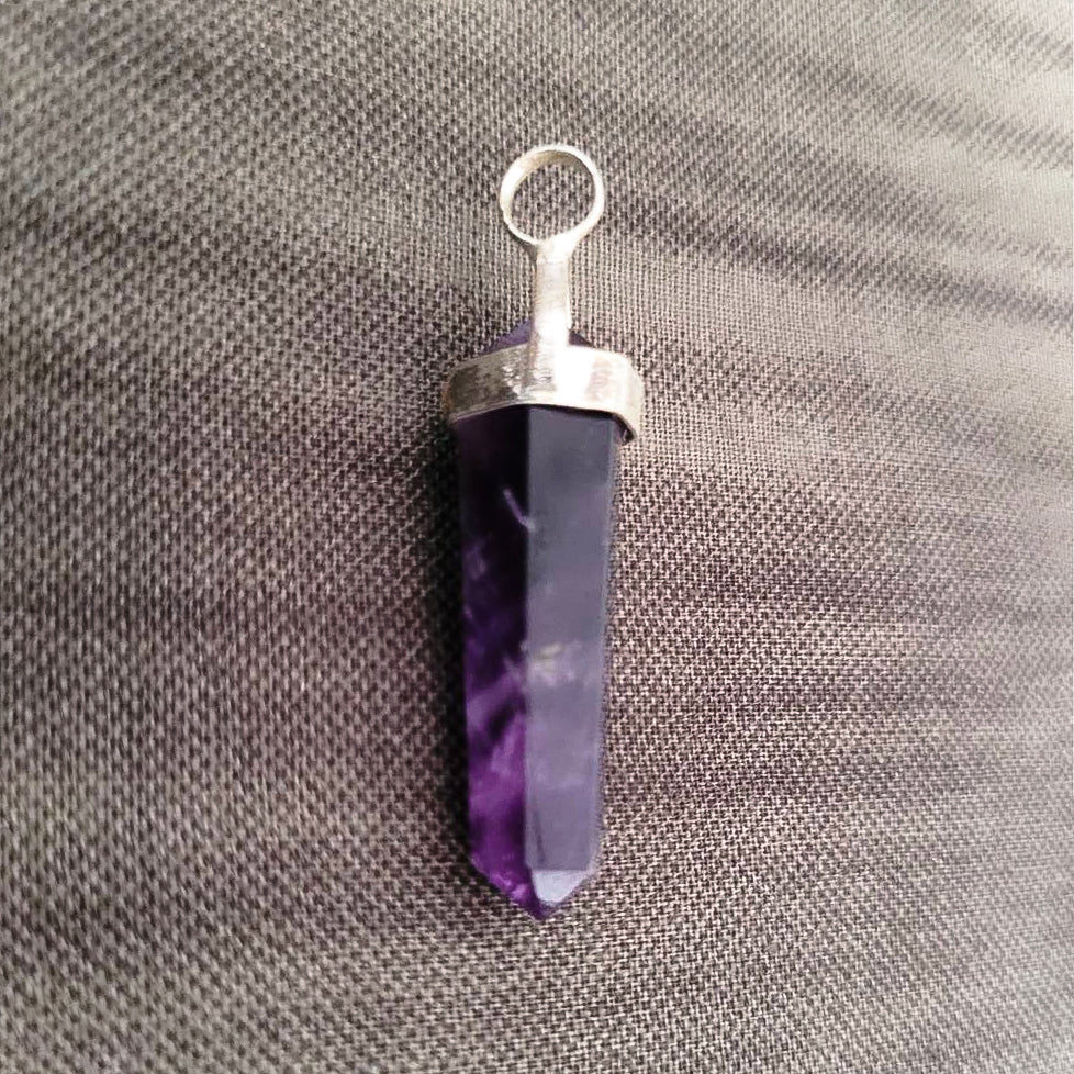 Energized Amethyst Pendant