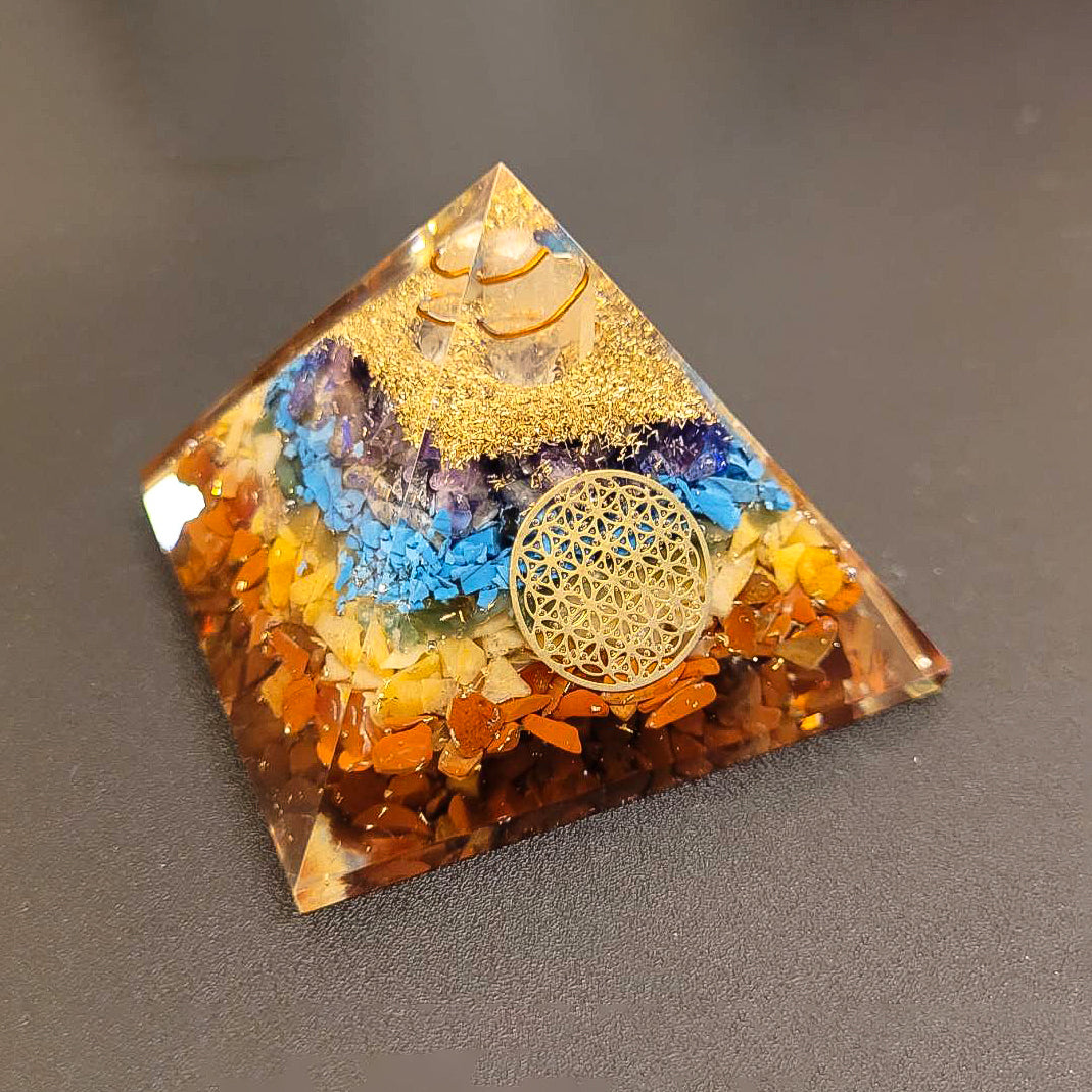 Energized 7 Chakra Pyramid