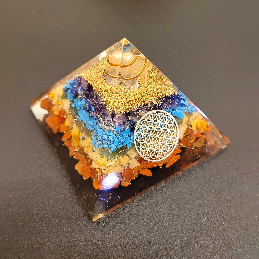 Energized 7 Chakra Pyramid