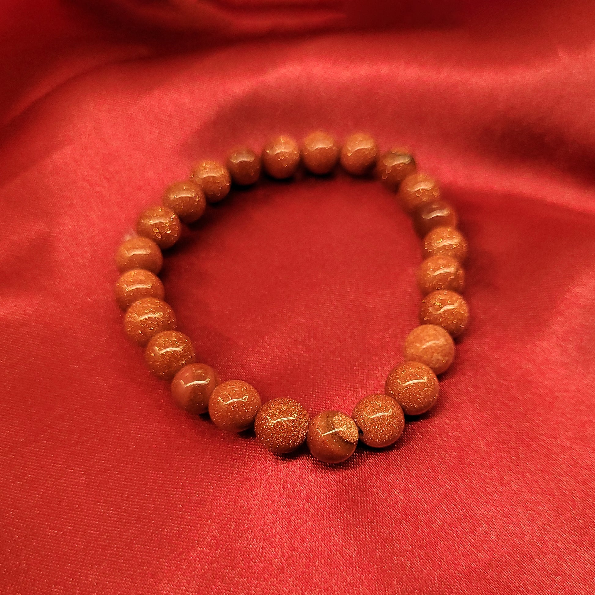 Energized Red Gold Stone Bracelet