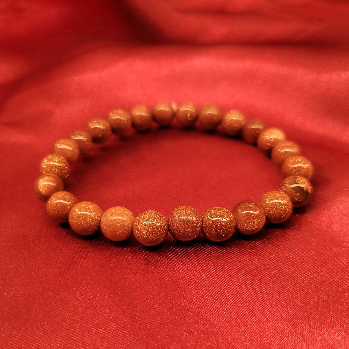 Energized Red Gold Stone Bracelet