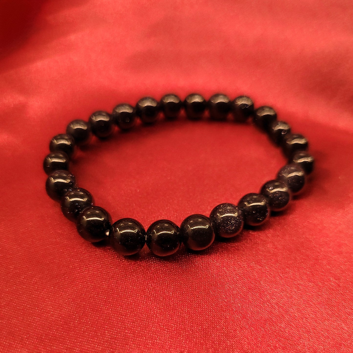 Energized Blue Gold Stone Bracelet