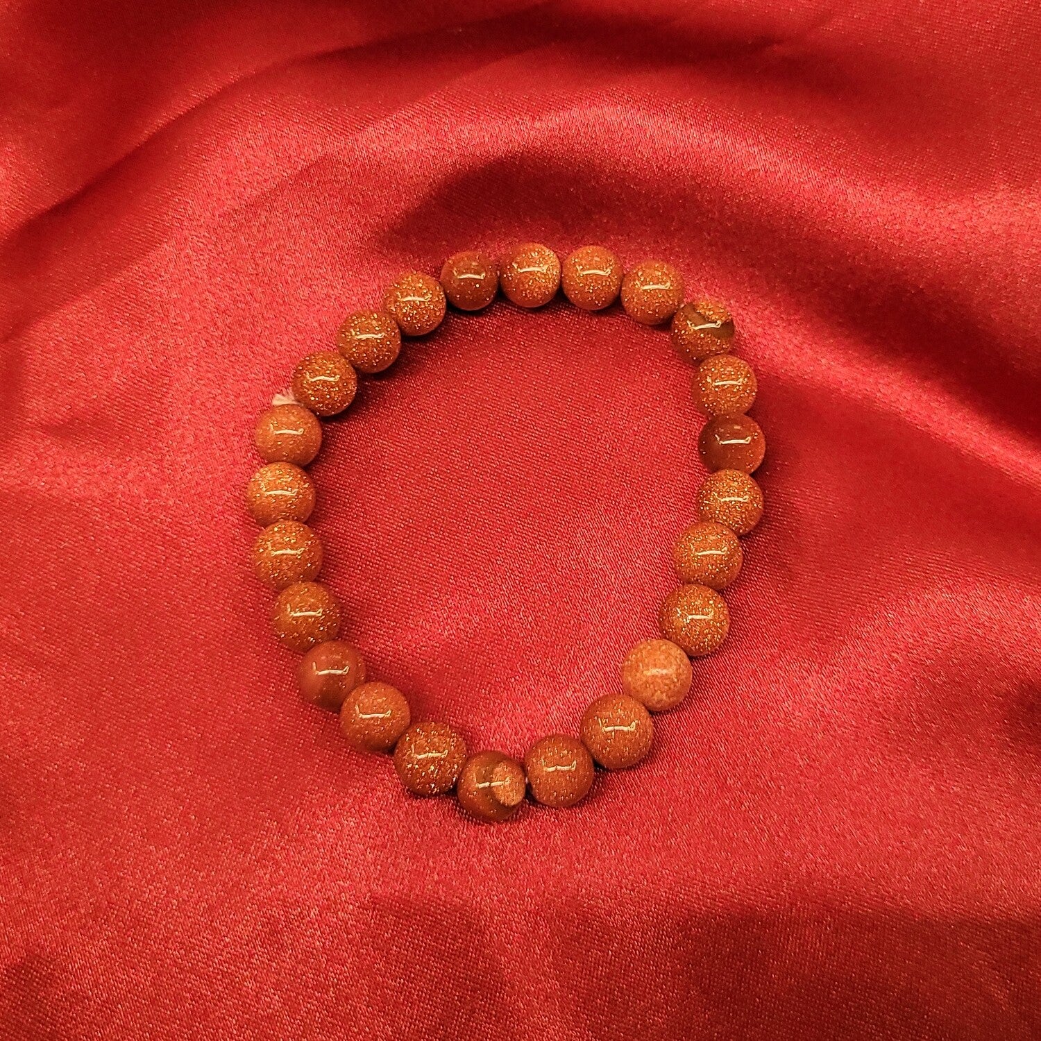 Energized Red Gold Stone Bracelet