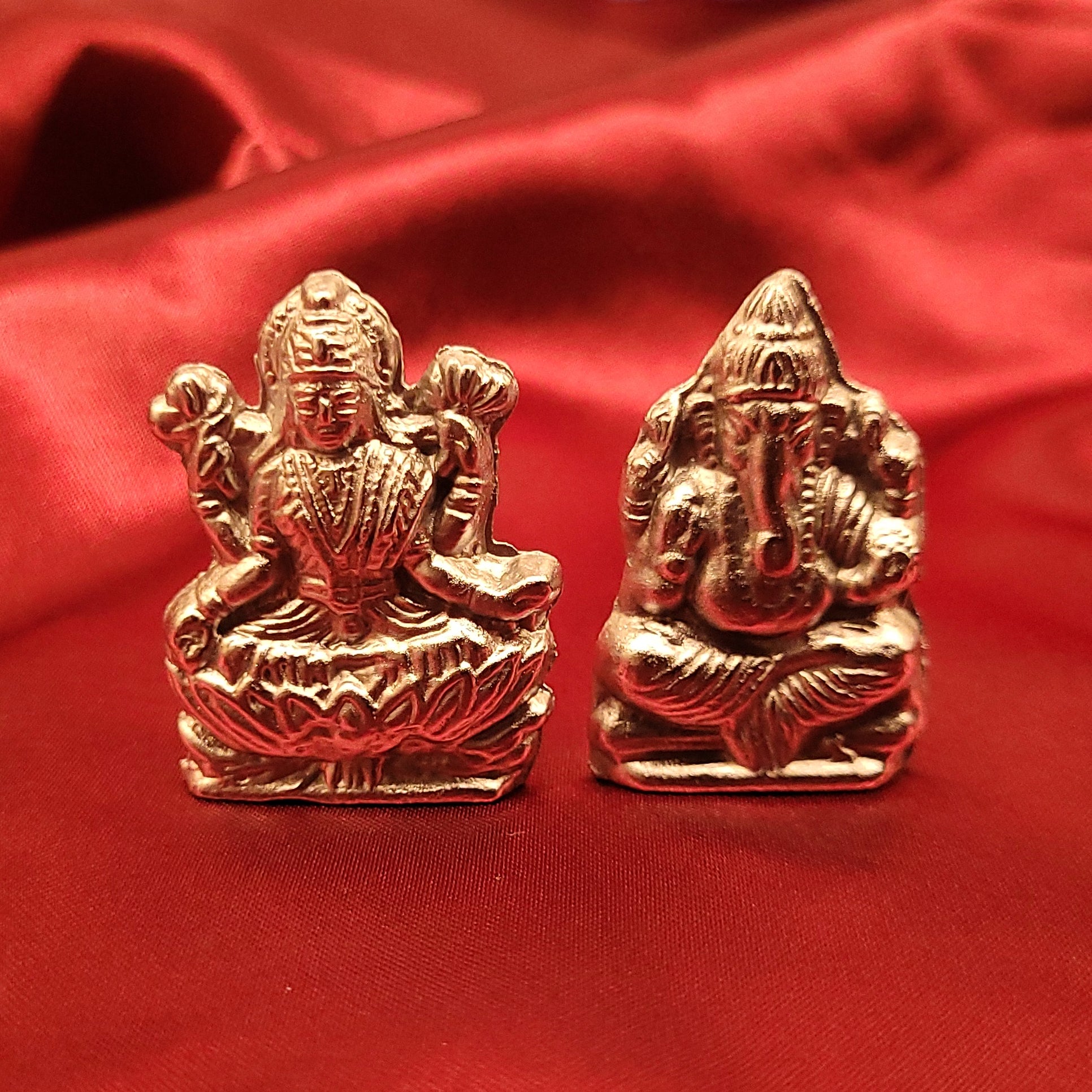 Energized Paarad Ganesha + Lakshmi Combo