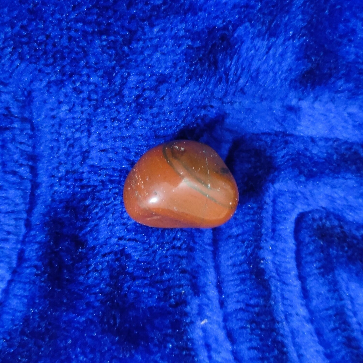 1 Energized Pebble of Red Jasper Pebble