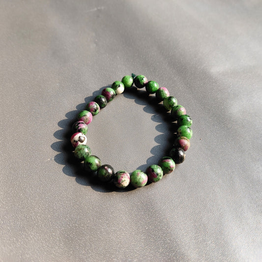 Energized Zoisite Ruby Bracelet