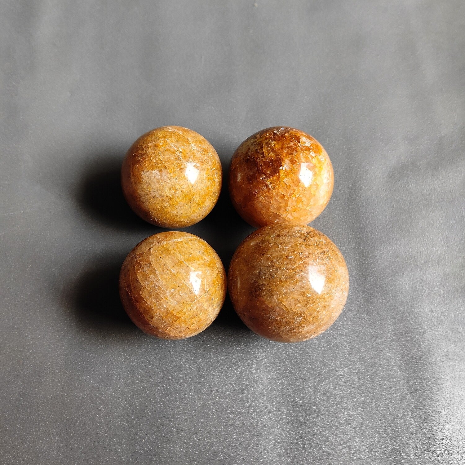 1 Energized Sphere of Golden Quartz