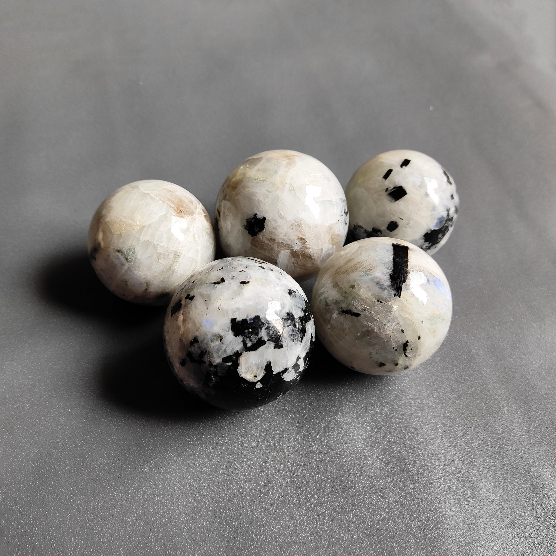 1 Energized Sphere of Rainbow Moonstone