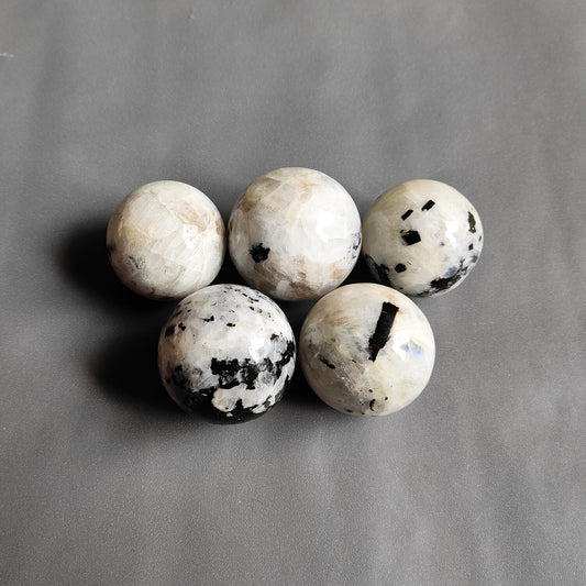 1 Energized Sphere of Rainbow Moonstone