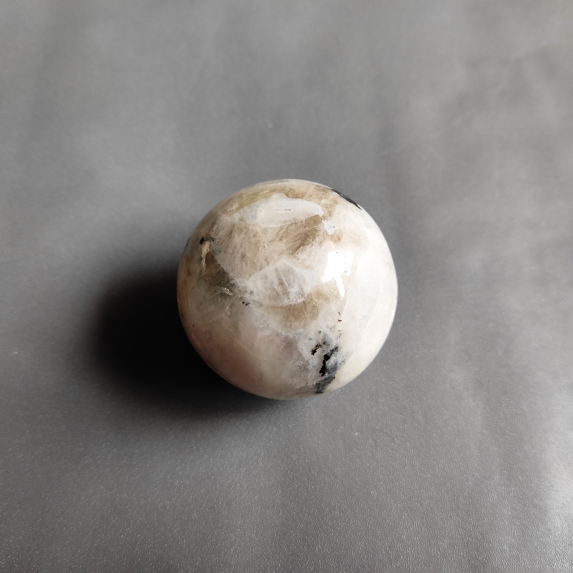 1 Energized Sphere of Rainbow Moonstone