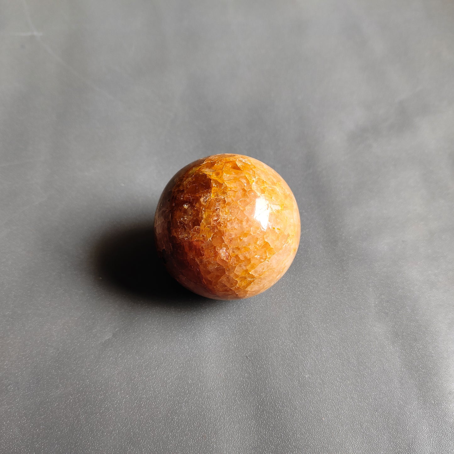 1 Energized Sphere of Golden Quartz