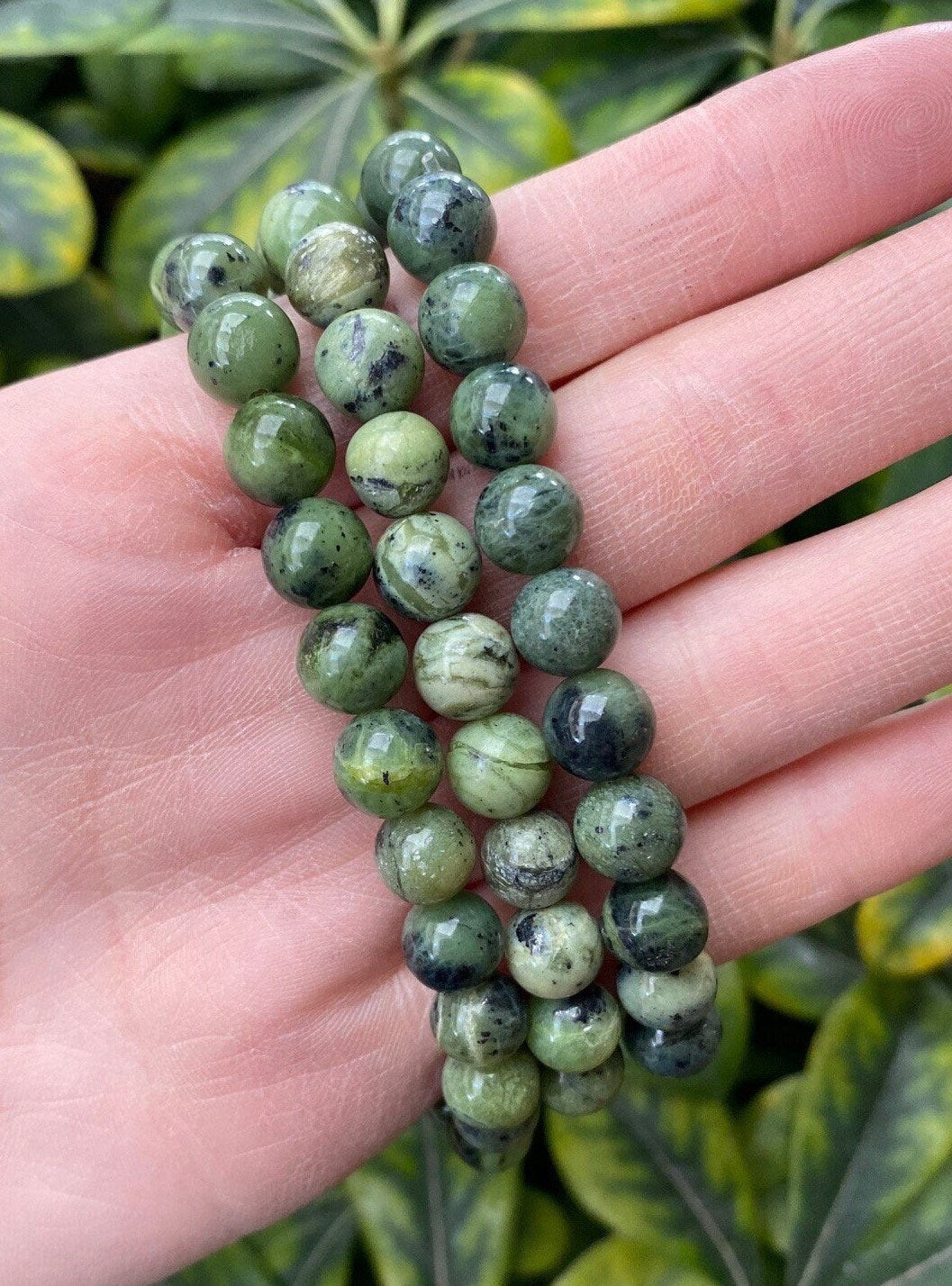 Energized Green Mica Bracelet
