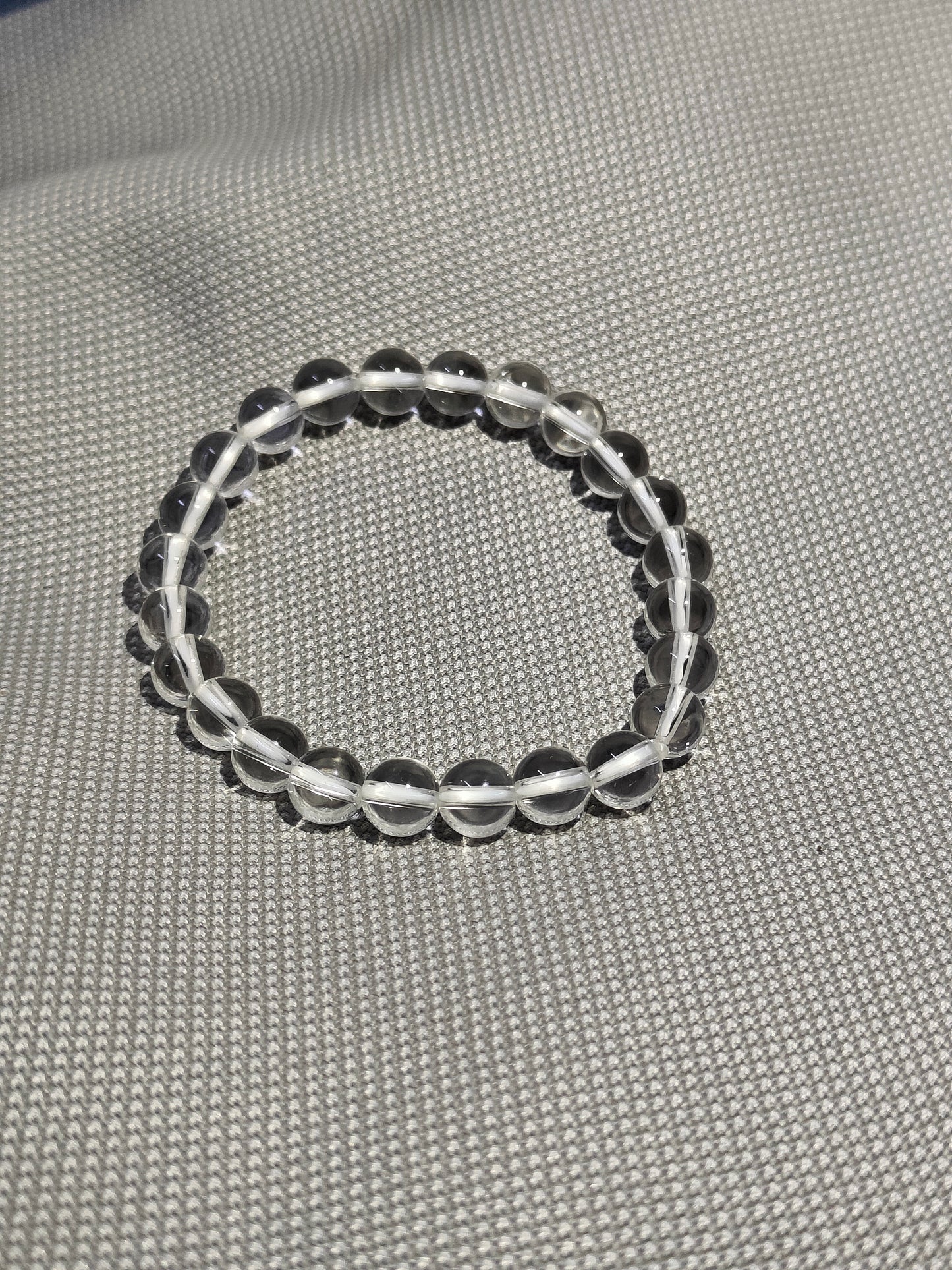 Energised clear quartz bracelet