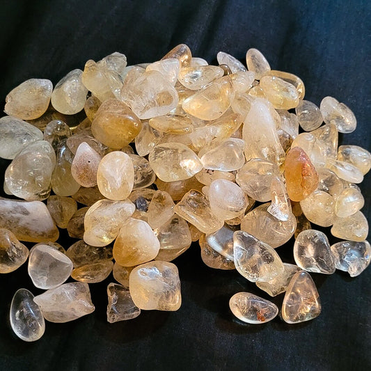 Energized Raw Citrine Pebbles