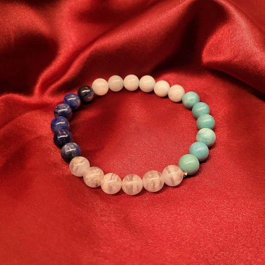 Energized Throat Chakra Bracelet