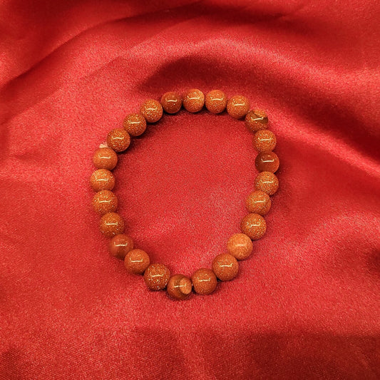 Energized Red Gold Stone Bracelet