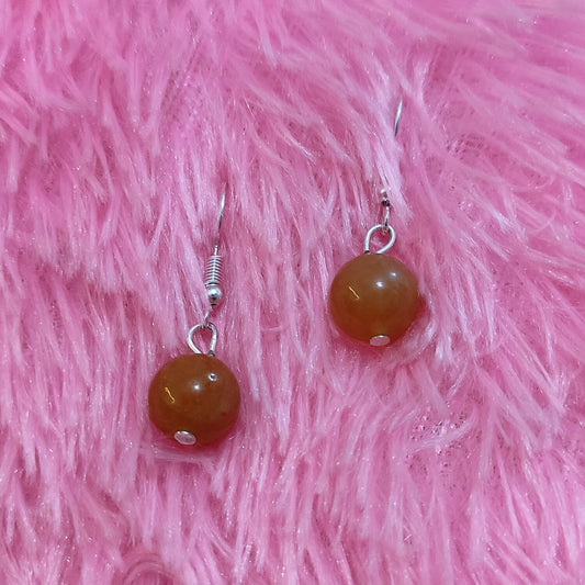 Energized Red Aventurine Earrings