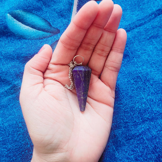Energized Amethyst Pendulum