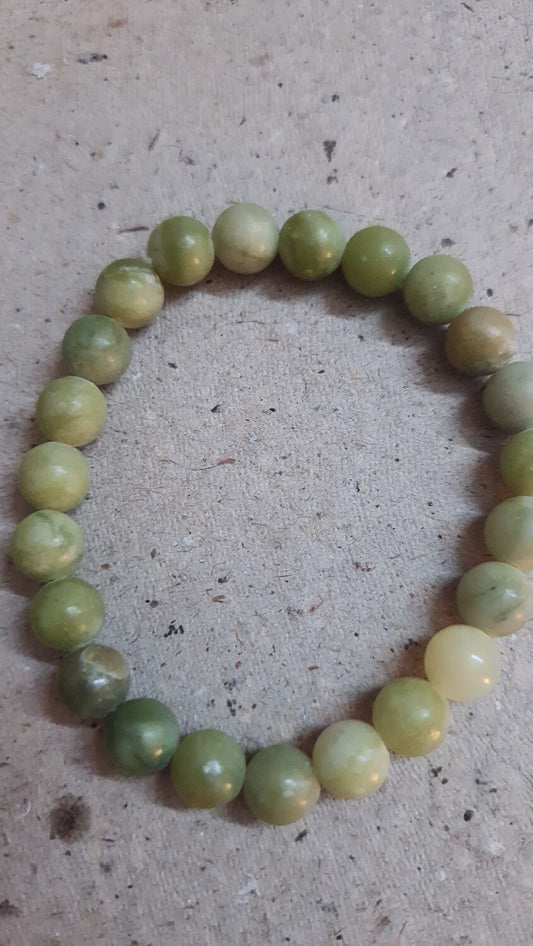 Energized Green Mica Bracelet