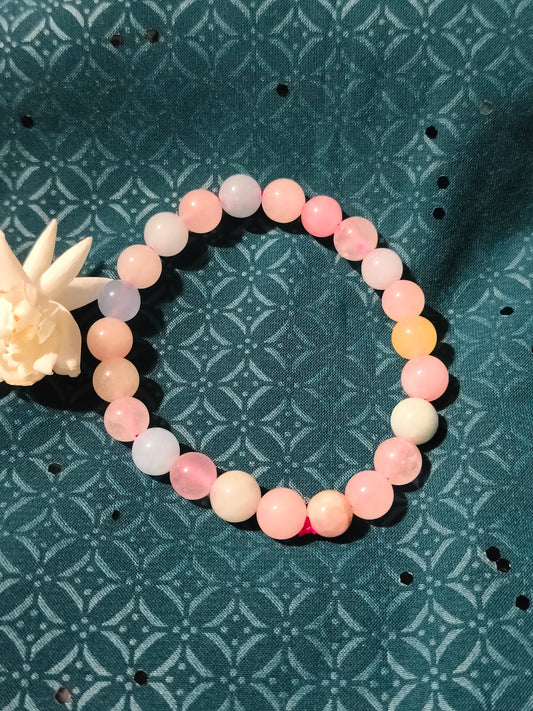 Energised morganite bracelet