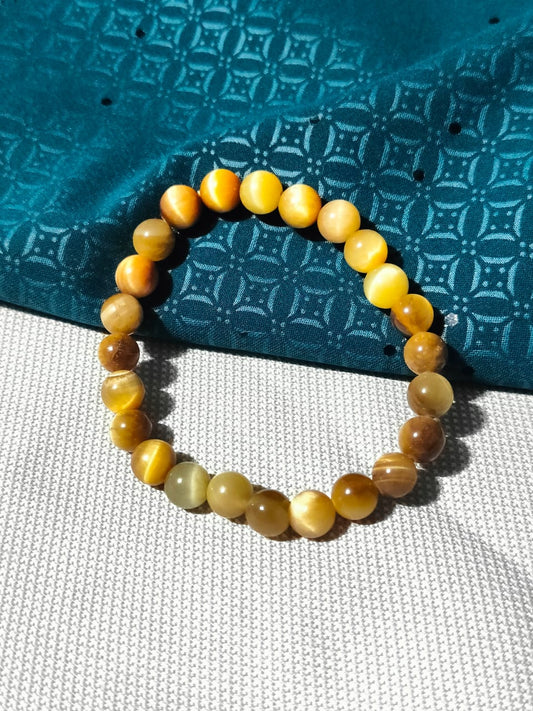 Energised cats eye bracelet